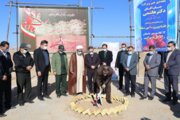 ساخت مدرسه ۱۲ کلاسه مسکن مهر دامغان با حضور استاندار سمنان آغاز شد