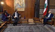 دیدار مقام آمریکایی با رؤسای قوای سه‌‎گانه لبنان