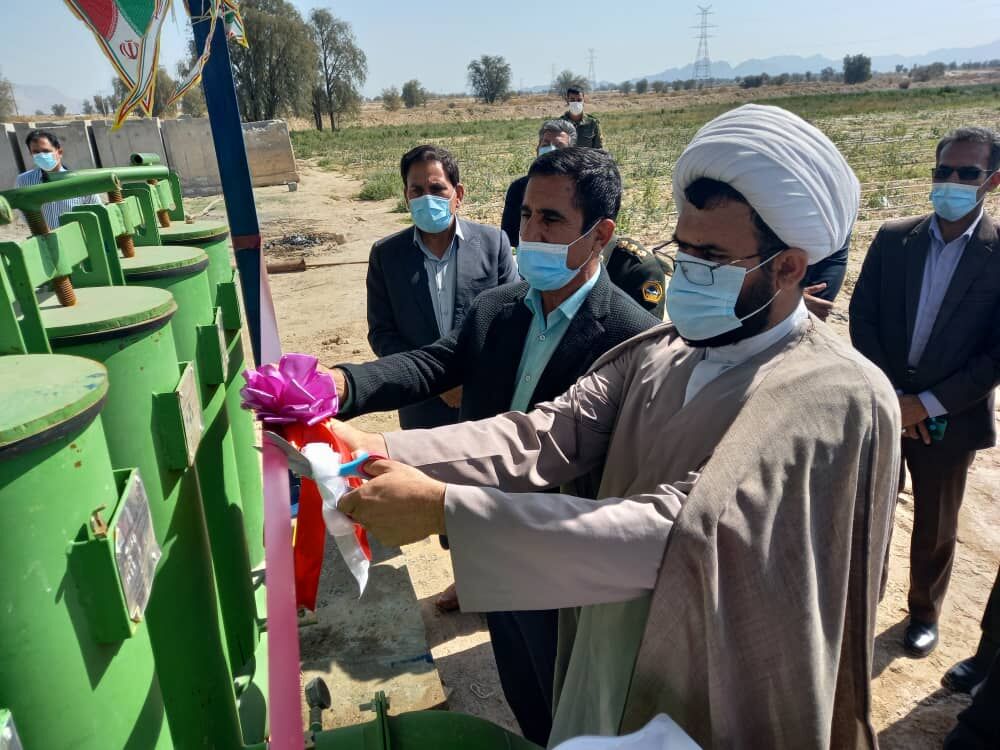 ۲۷۳ هکتار آبیاری تحت فشار در عنبرآباد به بهره‌برداری رسید