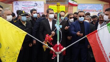 ۲۹ پروژه گازرسانی با حضور استاندار کردستان در دیواندره کلنگ زنی یا افتتاح شد