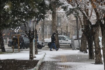 بارش برف در ارومیه