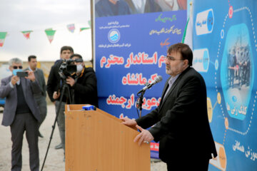 مراسم افتتاح طرح آب‌رسانی به چند روستا در شهرستان اسلام آباد غرب