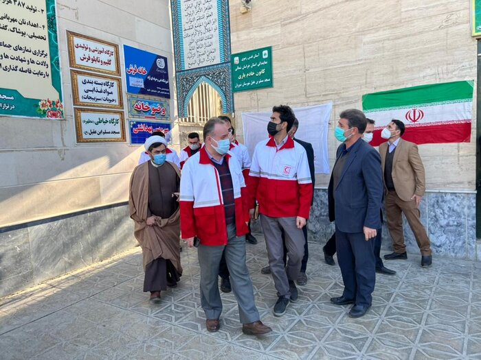 رییس حوزه دبیرکل جمعیت هلال احمر از خانه های این جمعیت در شیروان بازدید کرد
