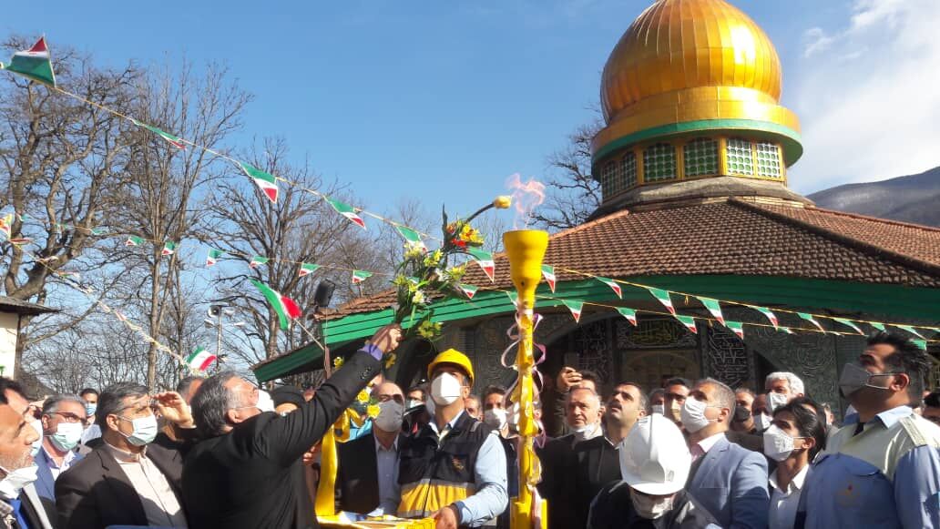 گازرسانی به مناطق کوهستانی شهرستان تنکابن بهره‌برداری شد