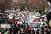 Marchas por el aniversario de la Revolución Islámica en Irán