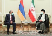 دعوت نخست وزیر ارمنستان از رئیس جمهور برای سفر رسمی به ارمنستان