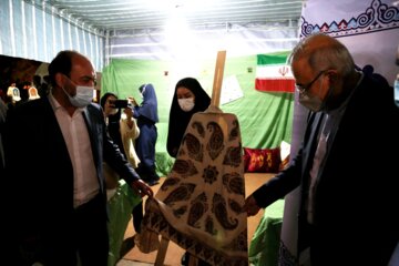 افتتاح نمایشگاه صنایع دستی زنان توانمند هرمز