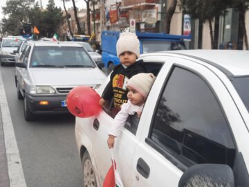 راهپیمایی انقلابی مردم دامغان در ۲۲ بهمن