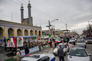 راهپیمایی خودرویی و موتوری ۲۲ بهمن در کرمانشاه