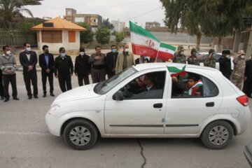 نمایش شعور انقلابی مردم شهرستان مرزی قصرشیرین در جشن 43 سالگی انقلاب