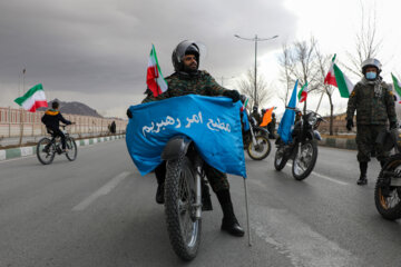 راهپیمایی خودرویی ۲۲ بهمن در شهرکرد