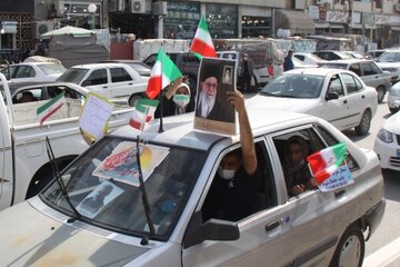 راهپیمایی 22 بهمن در بندرگناوه