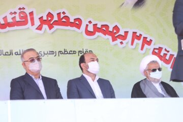 مراسم حماسه  مردم هرمزگان در راهپیمایی خودرویی 22 بهمن 1400