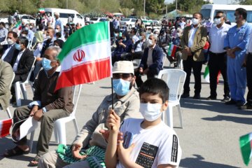 مراسم حماسه  مردم هرمزگان در راهپیمایی خودرویی 22 بهمن 1400