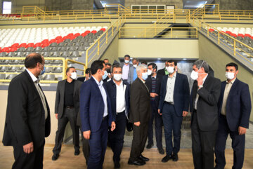 بازدید وزیر ورزش و جوانان از ورزشگاه شهید قاسم سلیمانی در شیراز