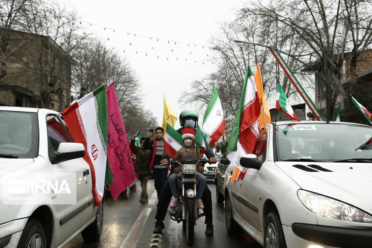 فیلم/ خلق حماسه حضور گلستانی‌ها در جشن تولد انقلاب