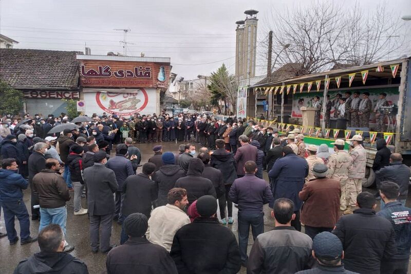 مردم آستارا شور انقلابی خود را به نمایش گذاشتند