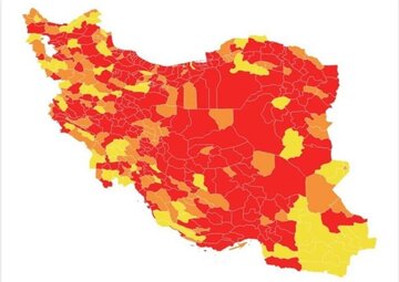 آبی نقشه کرونایی صفر شد