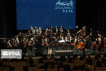 1st night of 37th Fajr Intl' Music Festival in memory of Gen. Soleimani