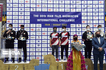 Badminton : Clôture des compétitions de la Coupe internationale de Fajr à Chiraz