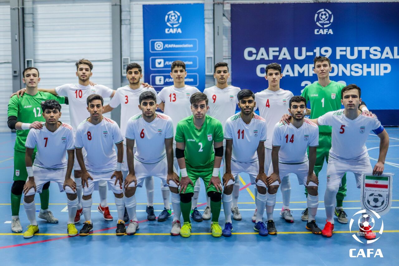دومین پیروزی تیم فوتسال زیر ۱۹ سال ایران در مسابقات کافا