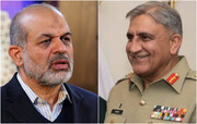وزیر کشور ایران با فرمانده ارتش پاکستان دیدار کرد