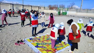 اجرای کمپین آموزش خانه‌های هلال برای هم بمانیم روستای" میلان" ماکو