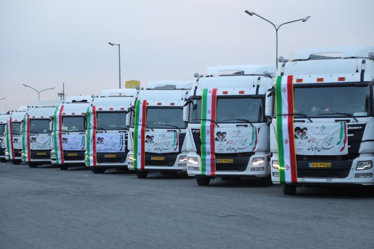 قدرت ناوگان شرکت حمل و نقل بین المللی خلیجفارس را به نمایش گذاشتیم قدرت ناوگان شرکت حمل و نقل بین المللی خلیجفارس را به نمایش گذاشتیم