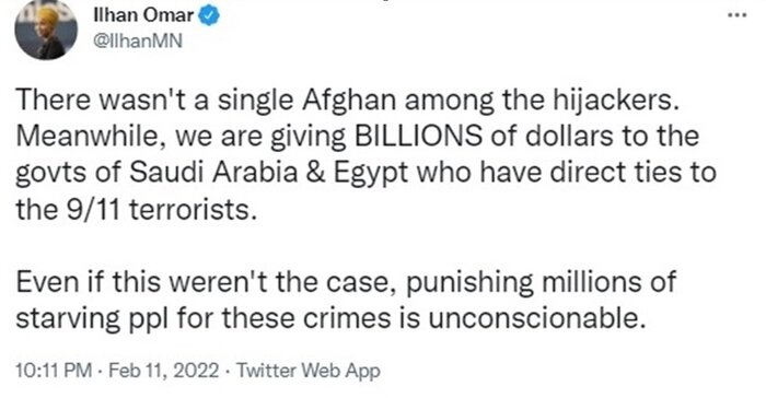چرا بایدن به جای عربستان، از مردم افغانستان غرامت می‌گیرد؟