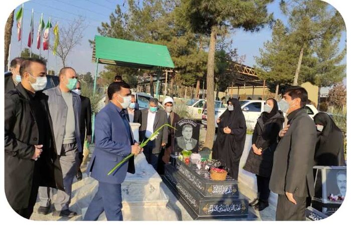 رئیس سازمان حفاظت محیط زیست با خانواده محیطبان شهید کرمانشاهی دیدار کرد