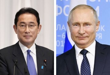 گفت‌ وگوی پوتین و نخست وزیر ژاپن درباره اوکراین 