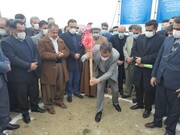 عملیات ساخت تصفیه خانه آب شرب کامیاران با حضور استاندار کردستان آغاز شد