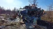 گلوله توپ نیروهای اوکراینی، یک مقر مرزبانی روسیه را تخریب کرد