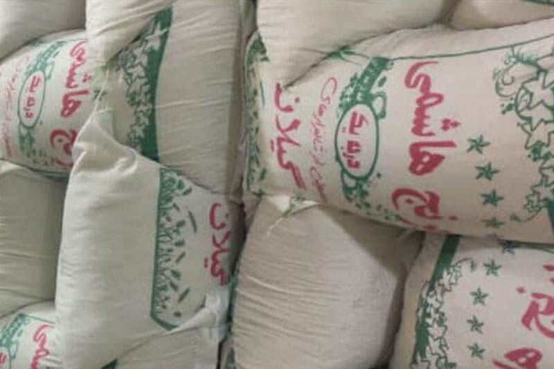 فروش مقادیری برنج پاکستانی به جای برنج ایرانی در شهرری