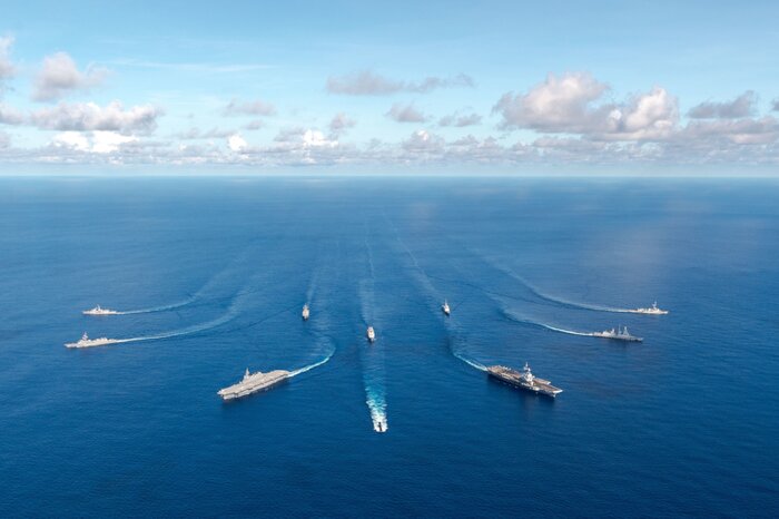 مشارکت کره جنوبی در رزمایش دریایی به رهبری هند