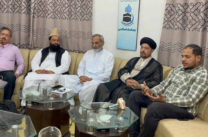 Palestinian supporters in Pakistan condemn Muslim countries' participation in Israeli naval exercise
