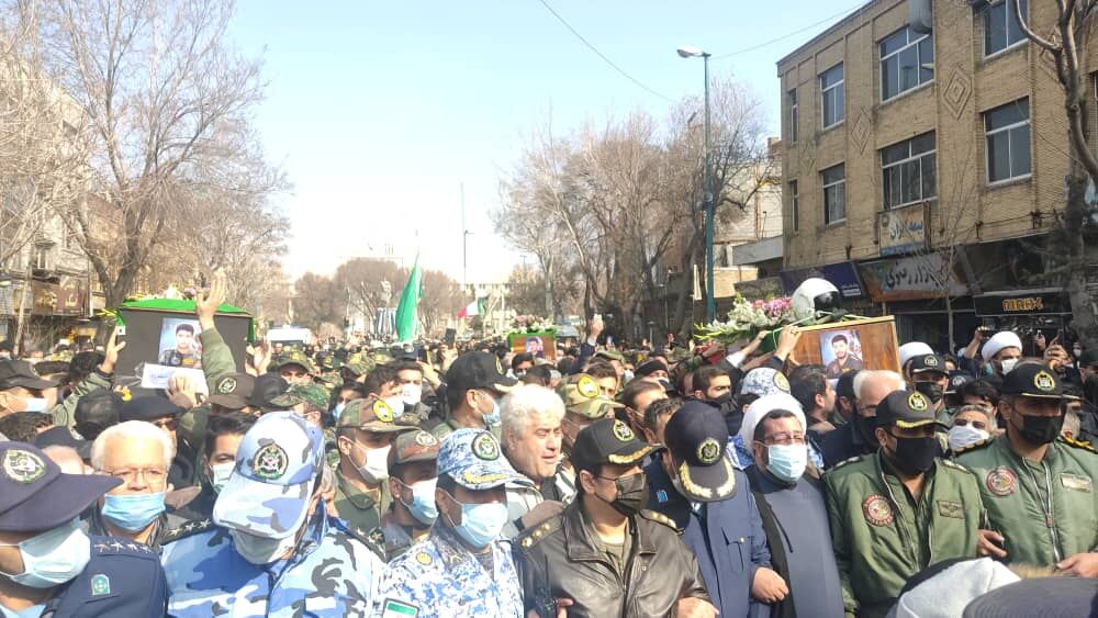 وداع با شکوه با خلبانان تبریزی