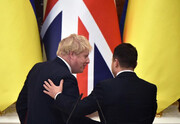 تماس تلفنی نخست وزیر انگلیس با رئیس جمهوری اوکراین