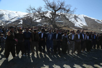 آئین نوروز باستانی در روستای چشمیدر کردستان