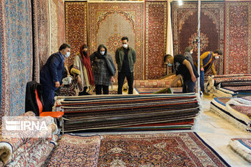 13th carpet, tableau rug exhibition in Arak