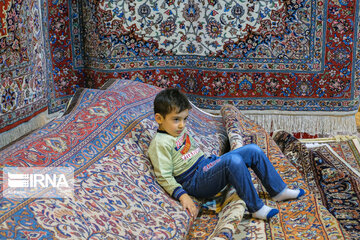 13th carpet, tableau rug exhibition in Arak