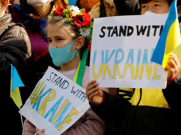 معترضان در سیدنی و توکیو خواستار توقف جنگ در اوکراین شدند
