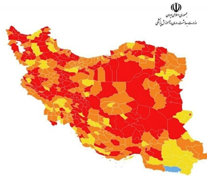 وضعیت شیوع کرونا در مشهد نارنجی شد