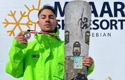 Un iraní especializado en snowboard consigue la medalla de oro en las competiciones de ski del Líbano