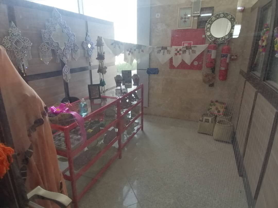 غرفه صنایع دستی در فرودگاه ایرانشهر راه‌اندازی شد