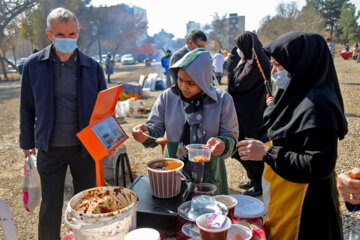Festival de la cuisson de Samanu à Bojnurd, dans l’est de l’Iran  
