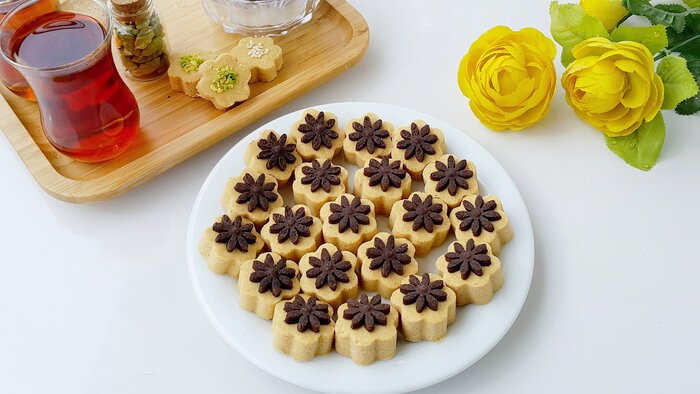 شیرینی نخودچی خانگی مخصوص عید نوروز + طرز تهیه