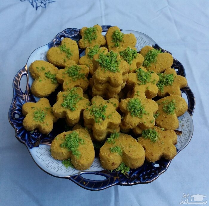 شیرینی نخودچی خانگی مخصوص عید نوروز + طرز تهیه