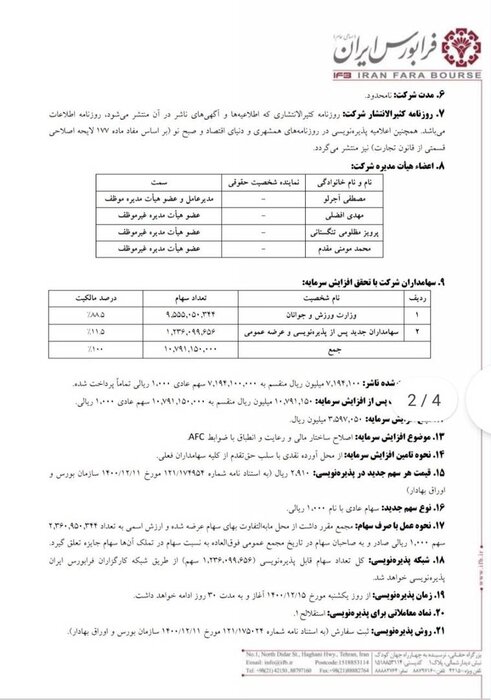اعلام جزئیات دقیق از پذیرهنویسی سرخابیها/ قیمت سهام استقلال و پرسپولیس چقدر است؟