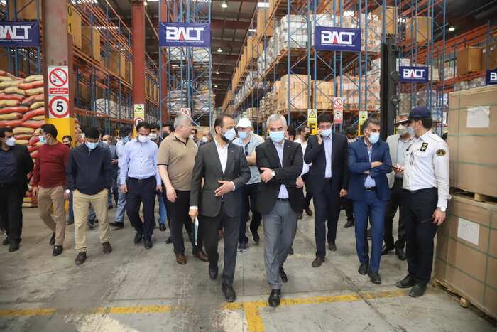 دبیرکل و اعضای کشورهای عضو اکو از بندر شهید رجایی بازدید کردند